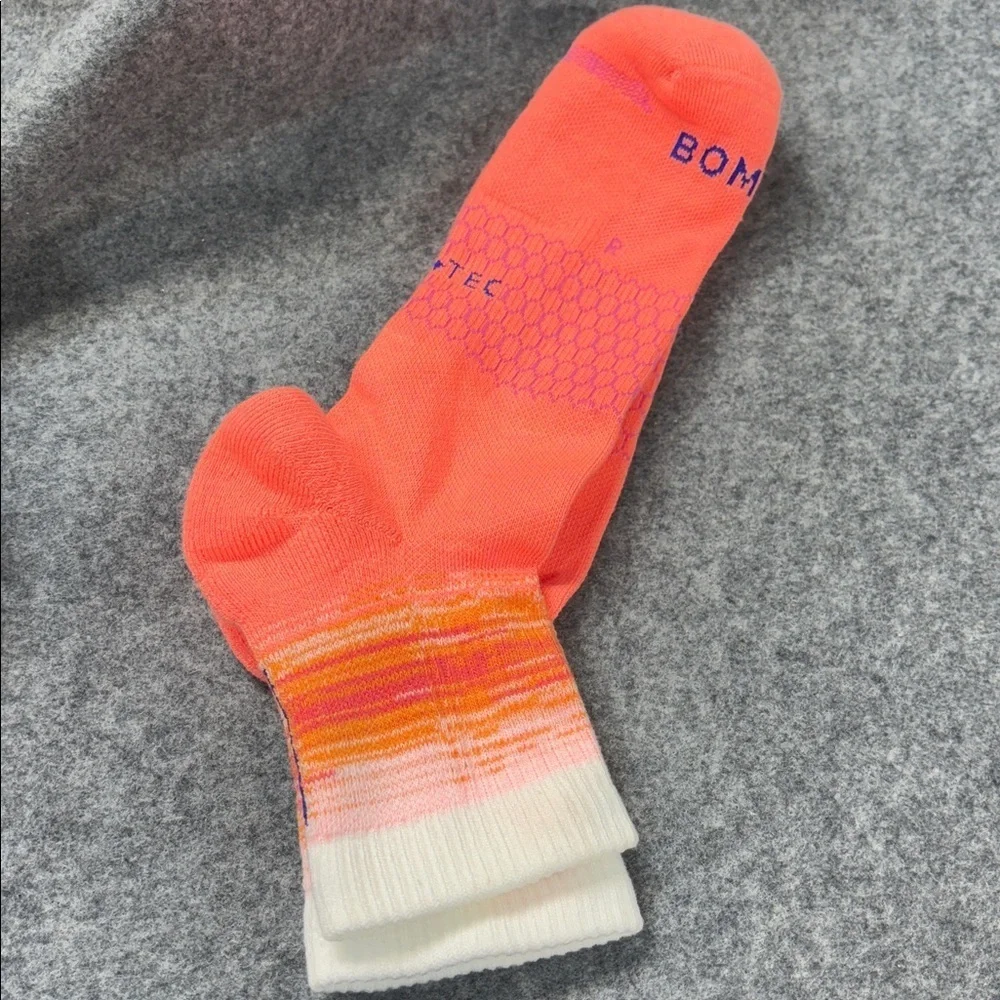 Bombas Hex Tec honeycomb Orange purple white Socks bundle of 3 Xl